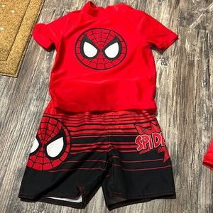 Boys Spider Man Swim Set